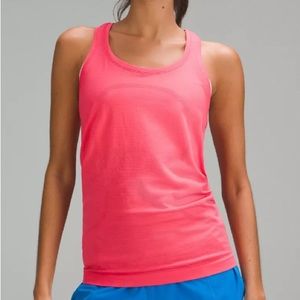Lululemon Women’s Swiftly Tech Racerback Tank Top, Lip Gloss, Size 4, EUC